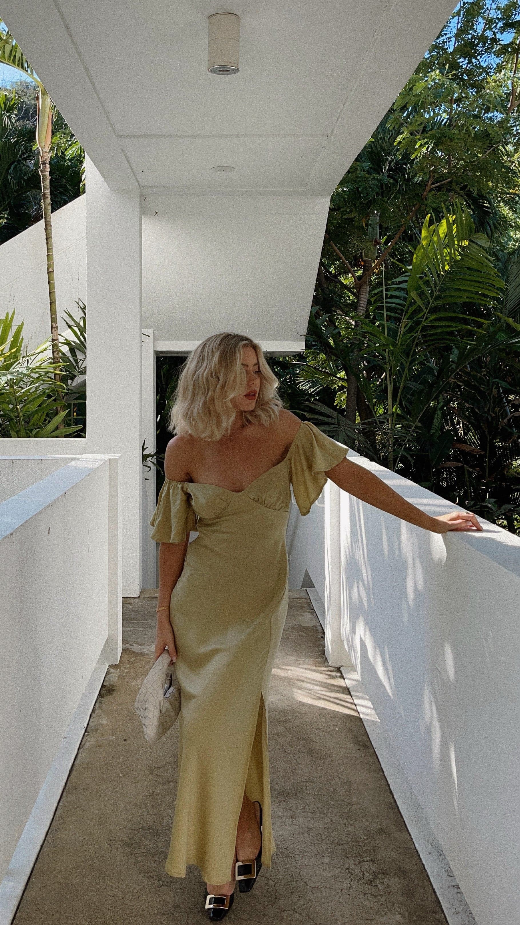 Robe Midi Louisa - Olive