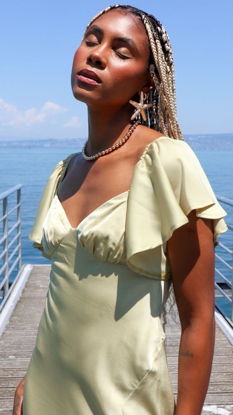 Robe Midi Louisa - Olive