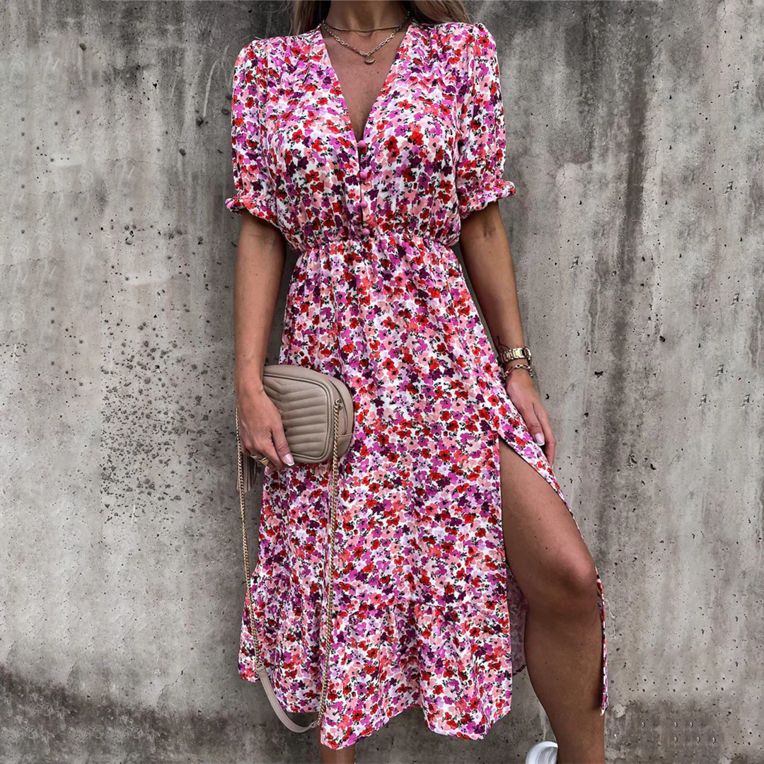 Ninna - Robe Florale Décontractée