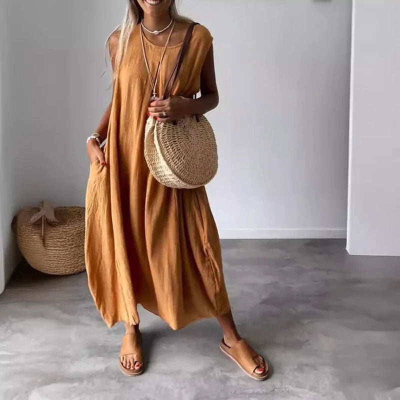 Amaris - Robe Sans Manches Détendue