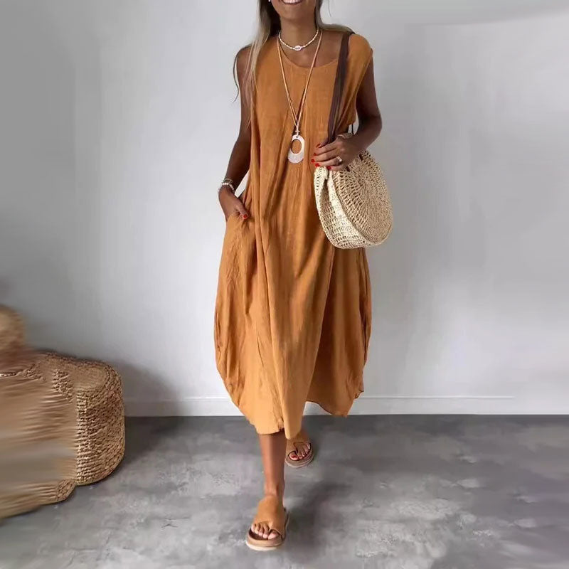 Amaris - Robe Sans Manches Détendue