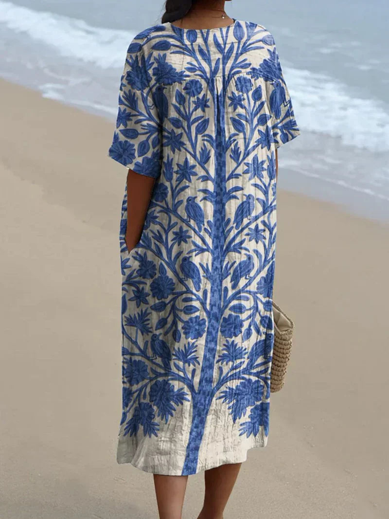 Fenna™ | Robe Imprimée Brise d'Été