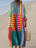 Lobke - Robe de Couleur Vintage